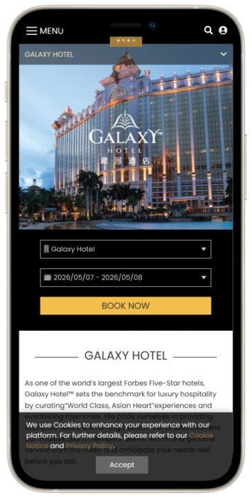 Galaxy Macau Mobile App